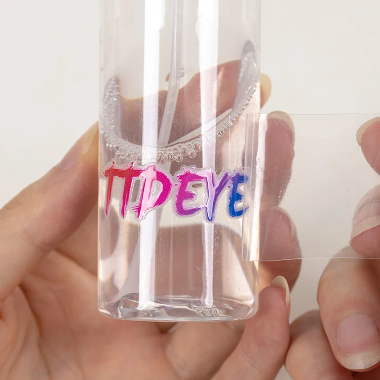 Waterproof Custom Logo Luxury Packing 3D UV Transfer Labels Clear Gold Foil Silver Foil UV Transfer Stickers