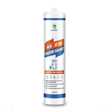 Factory Supply  Eco  Friendly White/Custom Acetic Silicone Sealant ST793 for water-proof&mildew-proof edge sealing