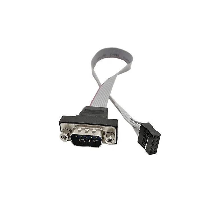 Câble Répartiteur DB9 Y 1 Femelle Vers 2 Mâles RS232 - 30 Cm Pour Connexions Séries Multi-Appareils