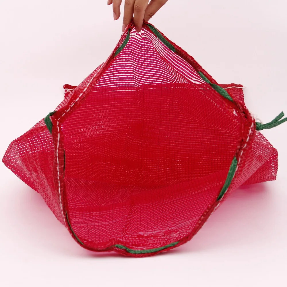 100 sacchetti riutilizzabili in rete di nylon, 50 cm di lunghezza