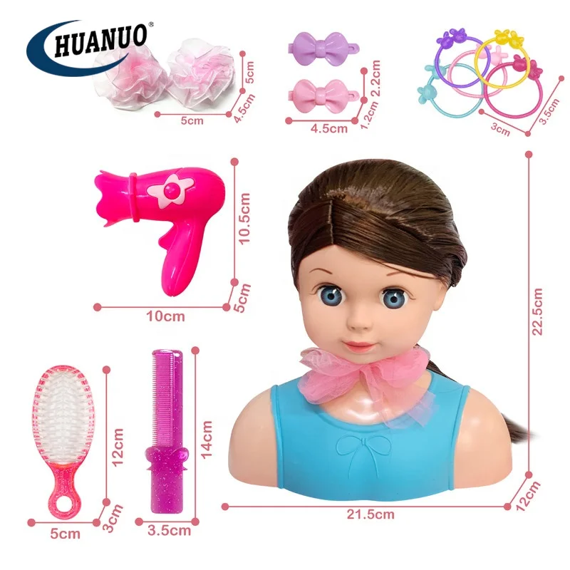 Tête De Poupée Coiffure Avec Accessoires - Pour Enfants Dès 6 Ans