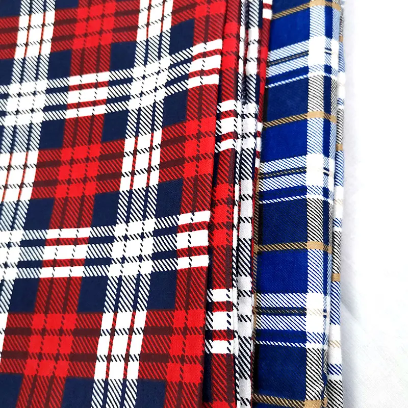 100 хлопок серый синий клетчатый фланелевый материал с принтом тканая фланелевая хлопчатобумажная ткань для рубашек