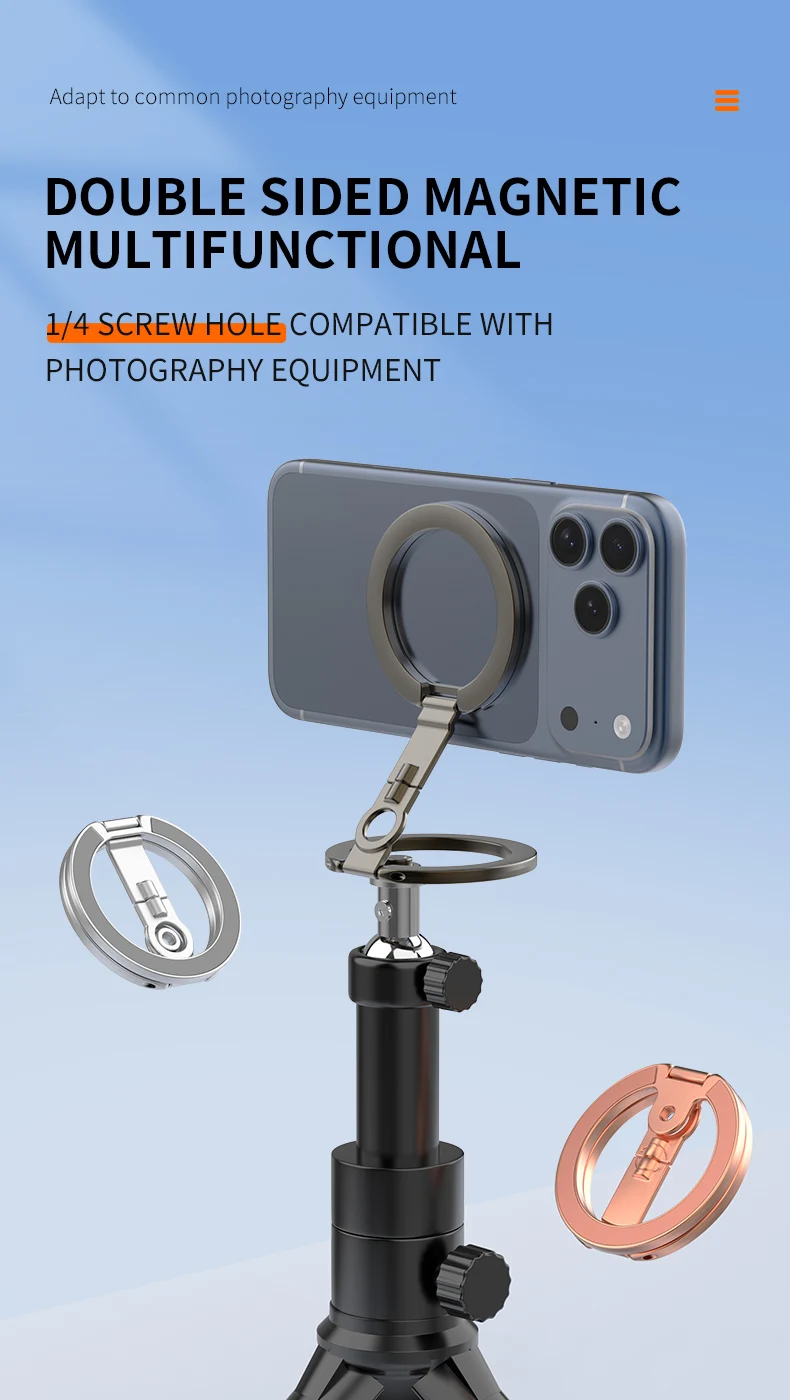 Bendable Magnetic Smartphone Stand Adjustable Height Waterproof Anti Corrosion Desk Holder for Office Home