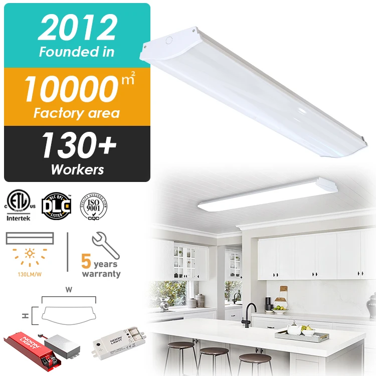4 Foot Led Light Garage Ceiling Mount Light Fixture Wrap Around Fluorescent Light Fixtures