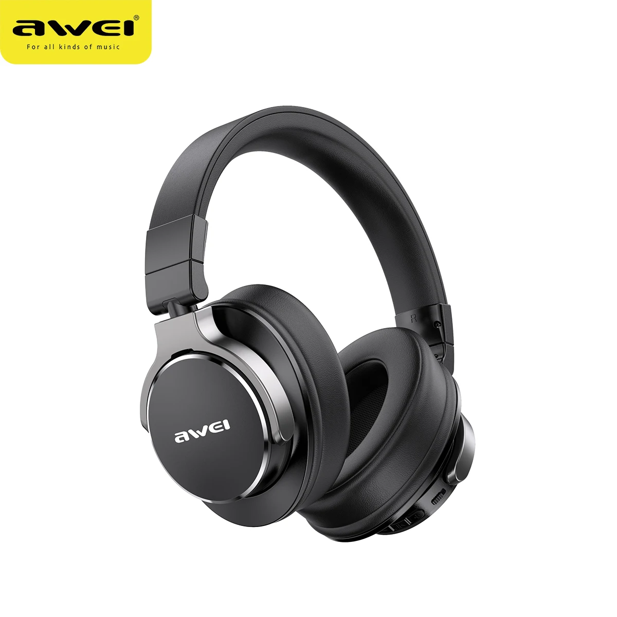 AWEI A710BL High Quality Stereo Sounds Headband Sport ANC Over Ear Noise Cancelling Wireless Headset