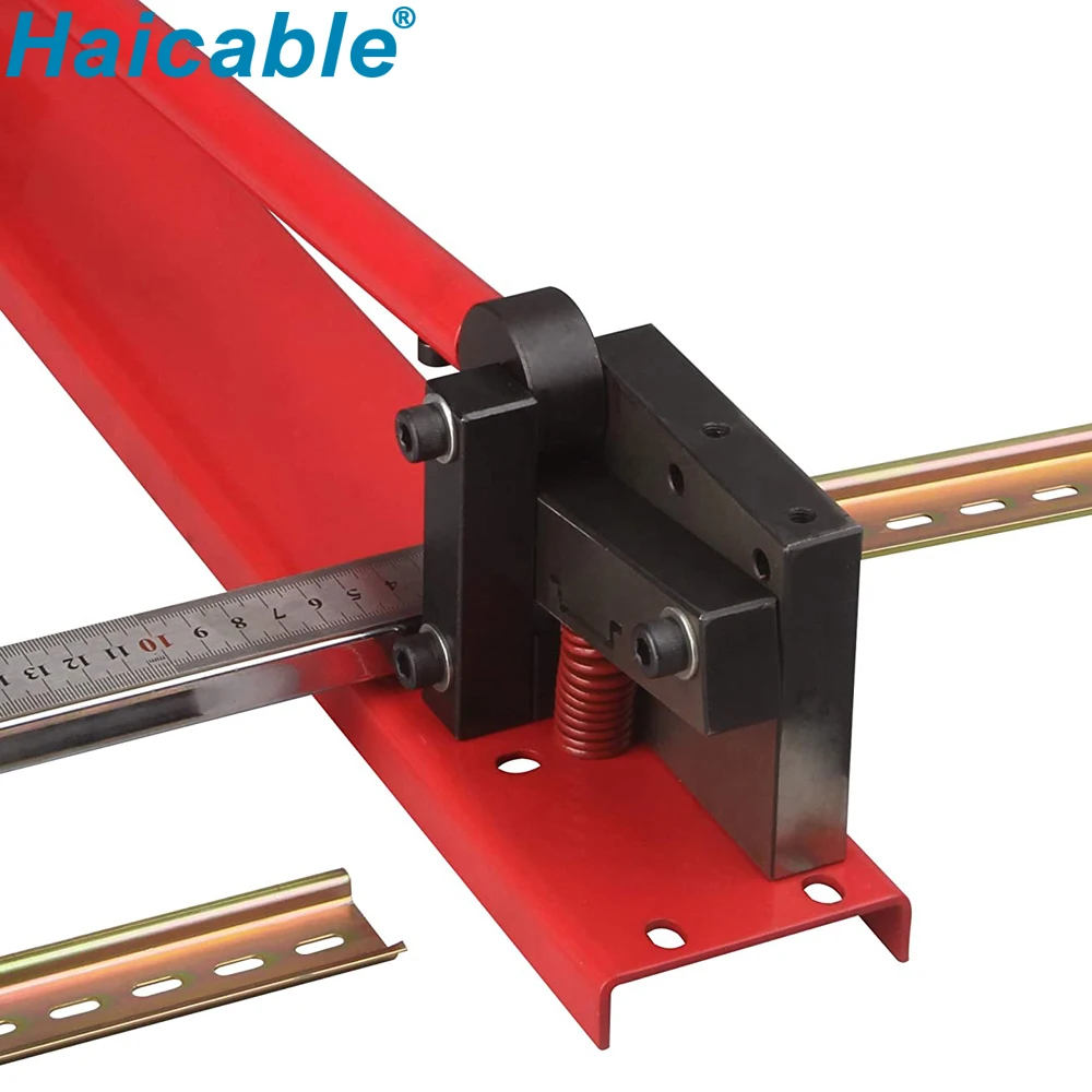 Easy Cut with Measure Gauge Ruler Din Rail Cutter Tool