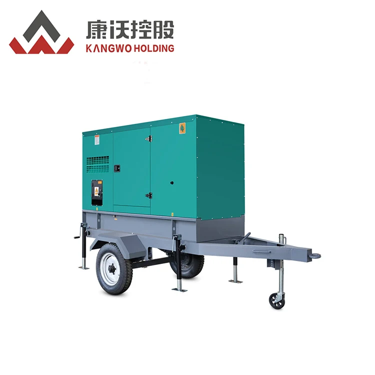 サイレントディーゼル発電機 300KVA 200kva 100kva トレーラー型ディーゼル発電機 カミンズエンジン