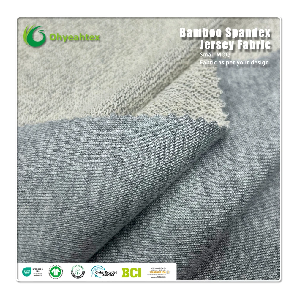 OEM&ODM Heavy Weight 400gsm French Terry 100% Organic Cotton Fabric for  Sweatshirt