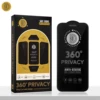 Diamante nero dorato 360° Privacy+Vetro ESD*1