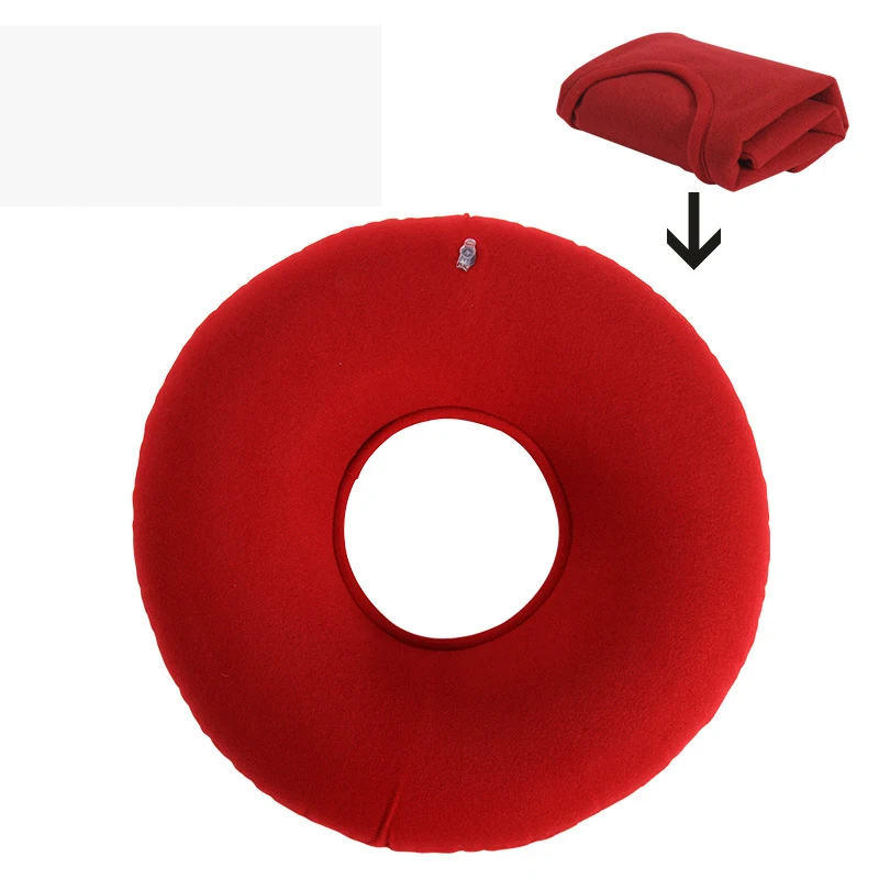 Carex Inflatable Rubber Ring And Donut Pillow RED FGP70300 0000 - Best Buy