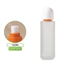 Flacon givré 150 ml - lotion orange + couvercle blanc Yunshang