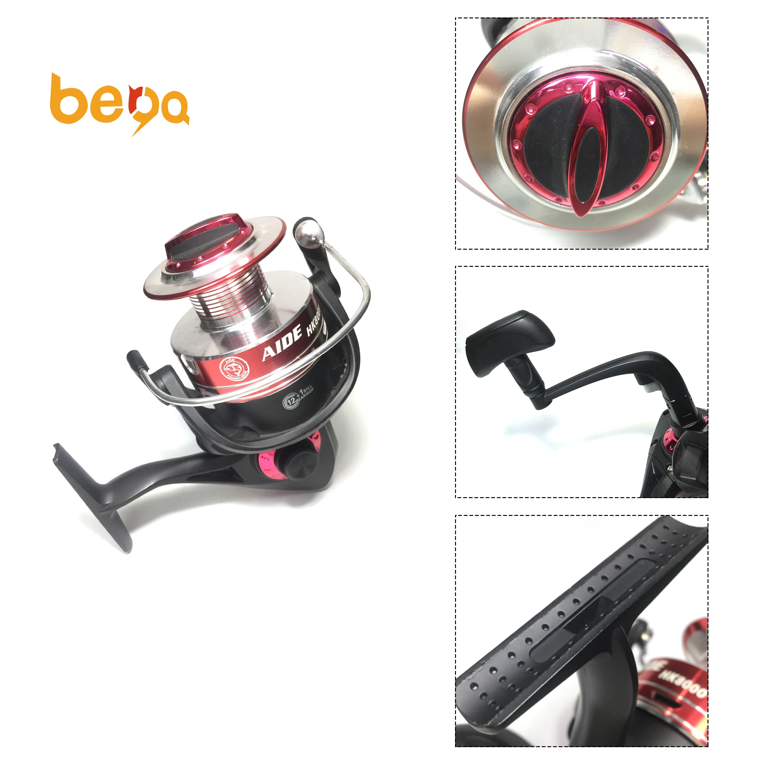 Big Spool Casting Spinning Fishing Reels 8000-10000 Pescasaltwater Boat  Rock Surf Fishing Reel 12+1bb - Buy High Quality Casting Reels,Surf Fishing