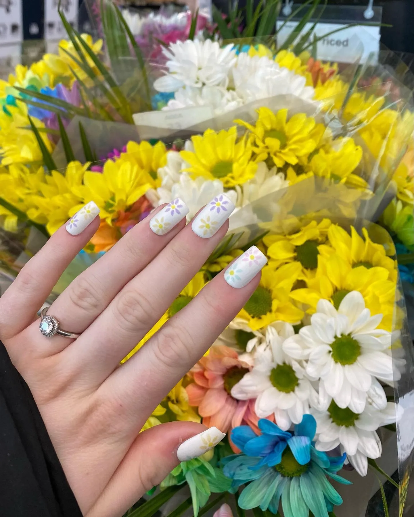 Wholesale Artificial Fingernails Ballerina Fake Nail French Fakenail Crystal Press On Nails With