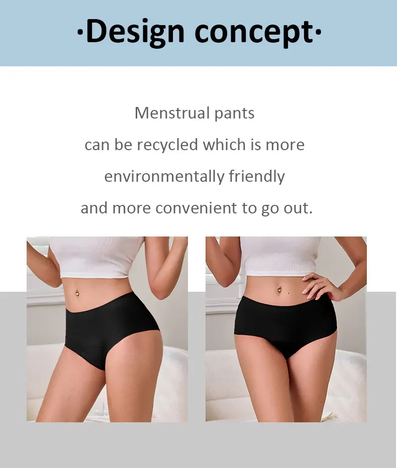 Eco-Friendly Leak Proof Period Underwear Eco-Friendly Leak Proof Period Underwear