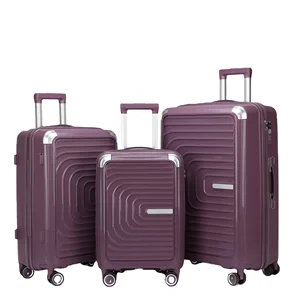 Designer Luggage Cheap Price PP Luggage Sets  Popular Many Colors Trolley Suitcase Factory Wholesale Travel Bag Suitcases
