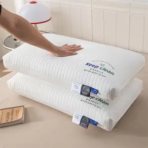 Custom High Quality Luxury Hotel Bed Pillows Ergonomic Massage Design Comfortable Neck Support Solid Modern Back for Adults