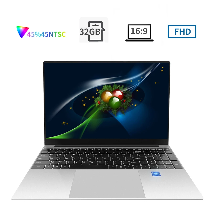 15 6 дюймовый Тонкий Ноутбук Core i7 Win10 четырехъядерный игровой ноутбук ПК по заводской