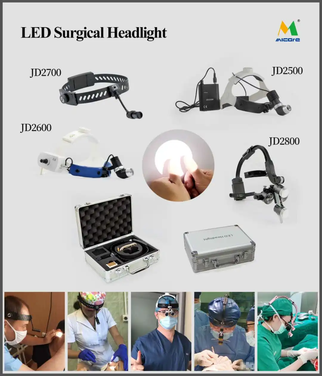 Micare JD2500 10 Вт высокоинтенсивная медицинская