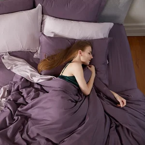 Good Quality Bamboo 6 Piece Bed Sheet Luxury Set Bamboo Bedding Sets 100% Organic Embroidered Bedsheets