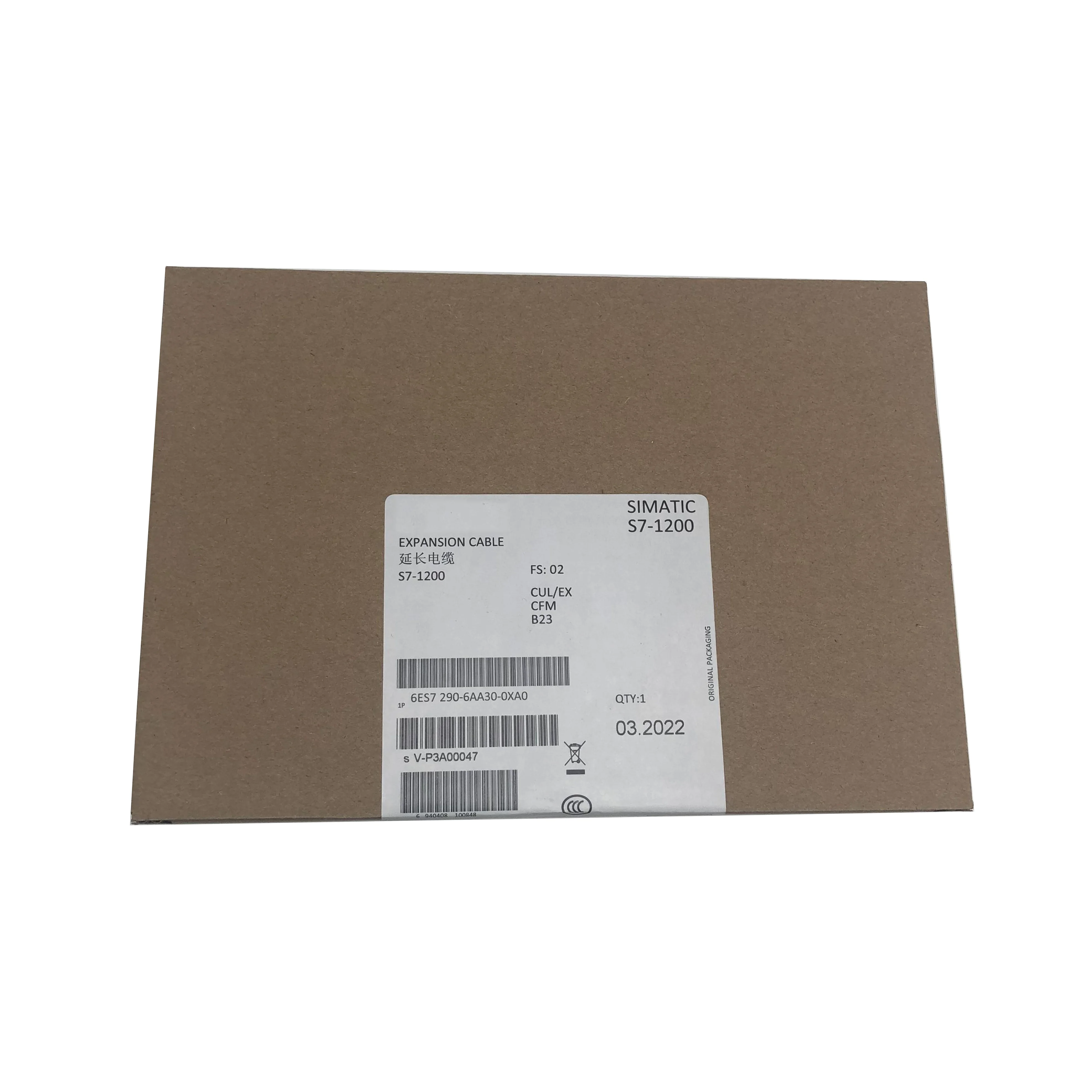 new original 6es7 290 6aa30 0xa0 6es7290 6aa30 0xa0 expansion cable for siemens simatic s7200 series plc extends distance between cpu and expansion modules ensures stable signal transmission and flexible installation -4