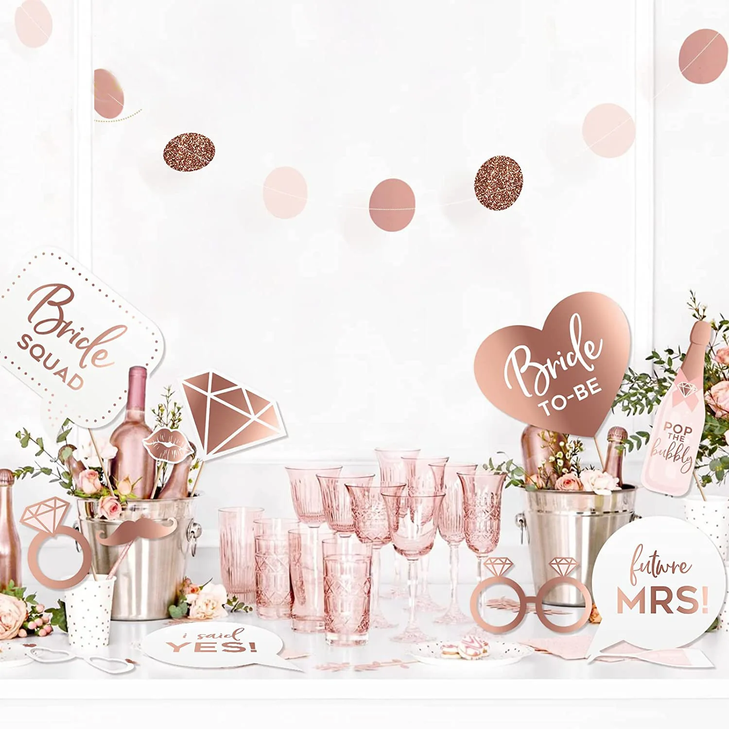 12Pcs Team Bride to Be Paper Photo Booth Props Mask Photobooth ...