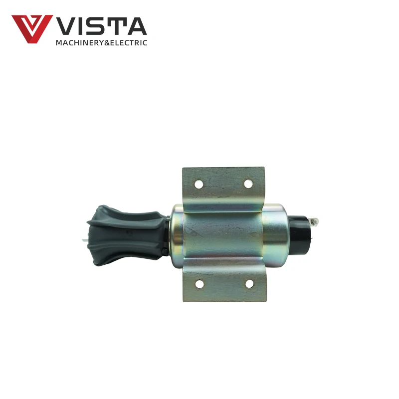 Fuel Solenoid Valve 12V Diesel Engine Shutdown Solenoid 2370-24ESU1B5S