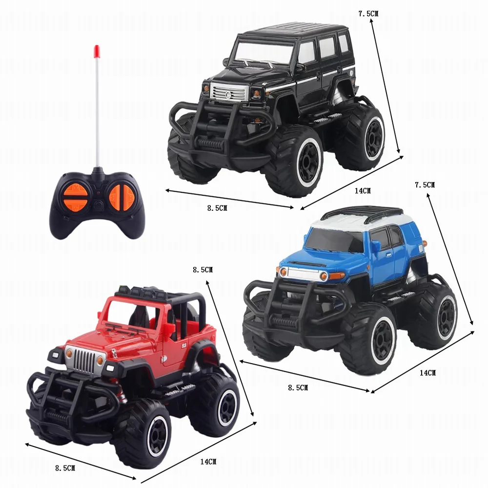 Internet Celebrity Toy Mini RC Model Car with Charging 1/43 Radio Control Crawlers Truck Remote Control Off Road Vehicle for Kid