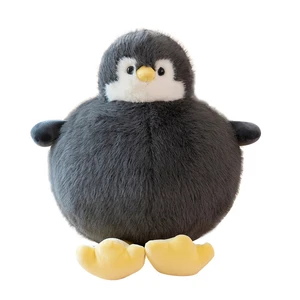 Manufacturer Low Factory Price Grey Penguin Plush Toy Standing Penguin Plush Toy Soft Plush Animals Toys