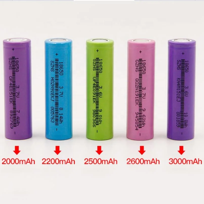 W1LD アドレナリンSS リチウムイオンIcr18650 2200mah 2500mah 2600mah 2000mah