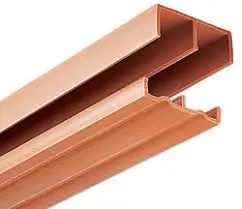 Customized Size Direct Factory PVC ABS PP PE Plastic Sliding Track and Guides for Glass Door