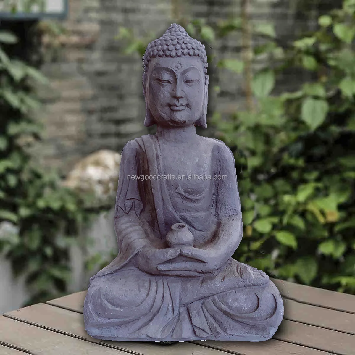 Outdoor Statue Zen Buddha Indoor Sitting For Yard Garden Patio Deck ...