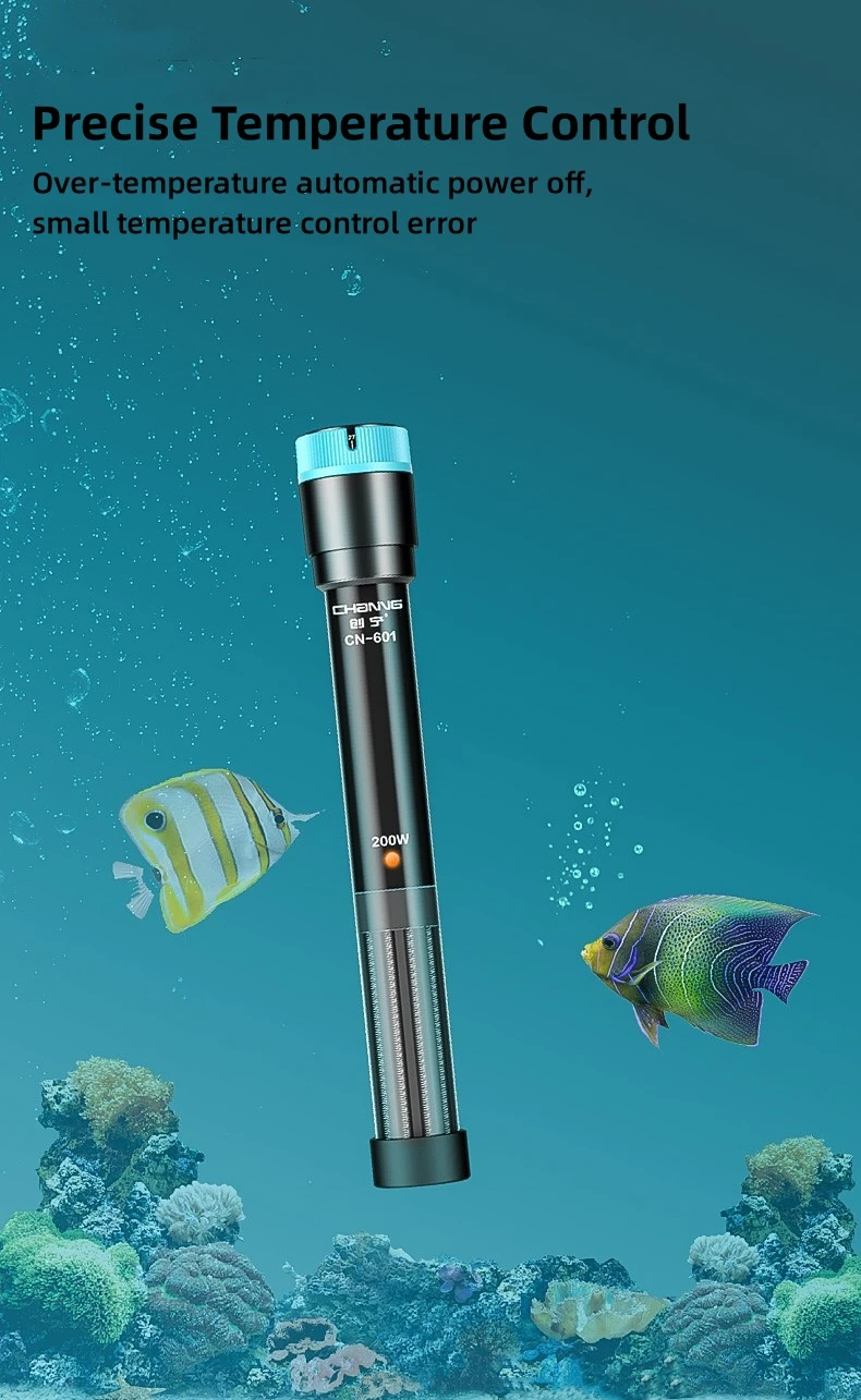 100W/50W Eco-Friendly Multi-Voltage Explosion-Proof Quartz Glass Tube Aquarium Fish Tank Water Heater Rods product detail 3