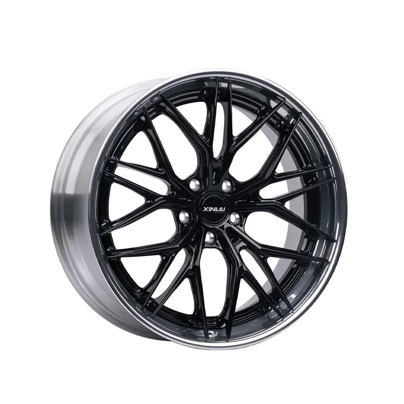 XINLAI 2 Piece Custom Forged Wheels 5x120 5x112 5x114.3 Car Alloy Rim for bmw audi Mercedes benz Passenger Car Wheels - Image 3