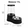 Distributeur d'eau potable circulaire en acier inoxydable de 11 L