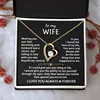Gold Necklace + Card Gift Box