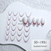 Gradient french sticker sd-1931