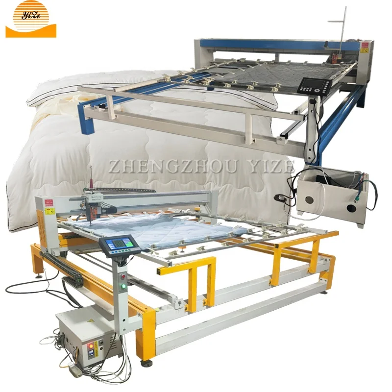 Computerized Single Needle Head Comforter Textile Quilting Machines Long Arm Duvet Bedding Sewing Machine for Quilts