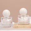 transparent+round white cap