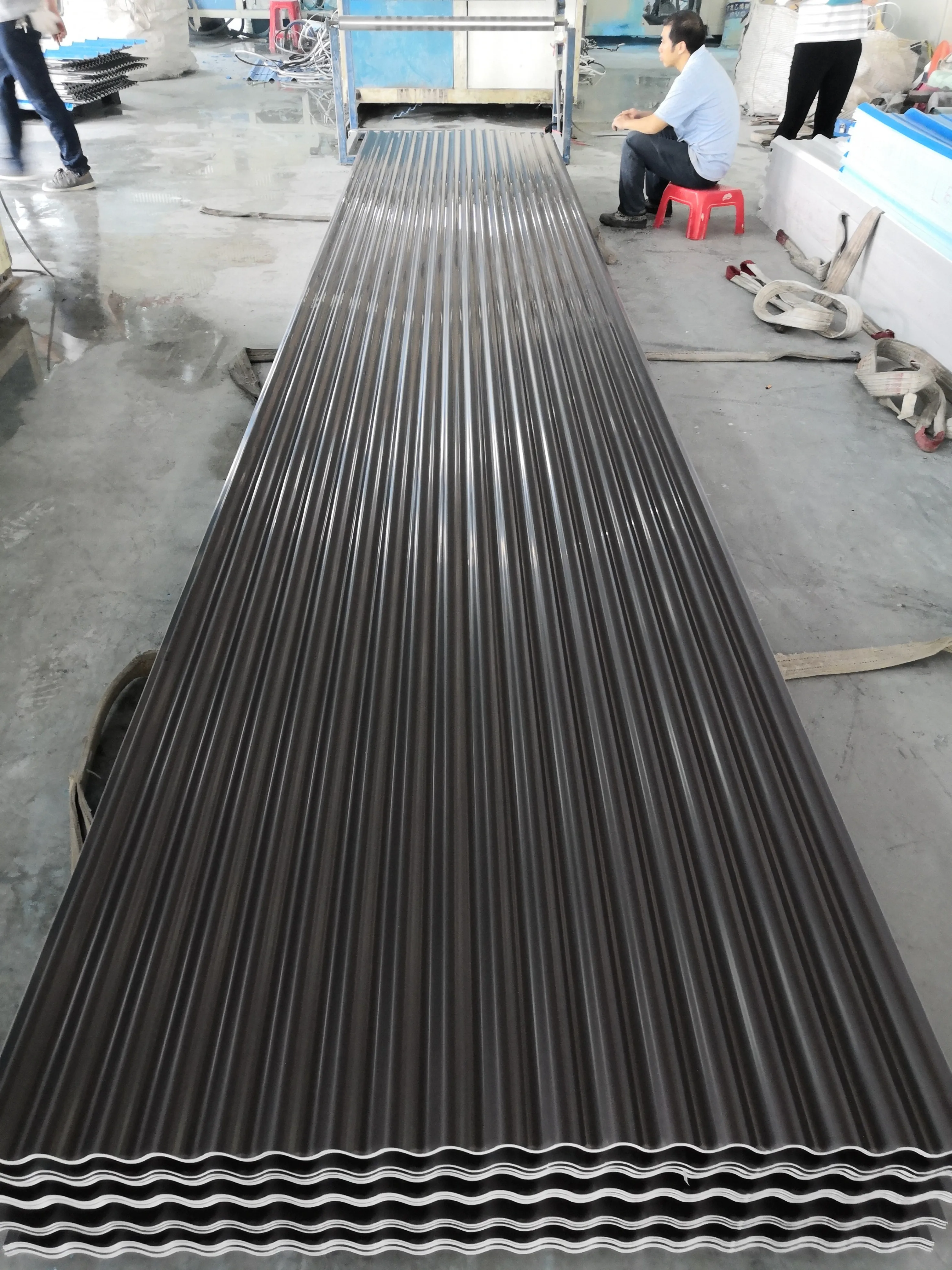 Synthetic ASA PVC Roof Tiles Construction Materials Pvc Roof Sheet Bangladesh Plastic Roofing Sheet