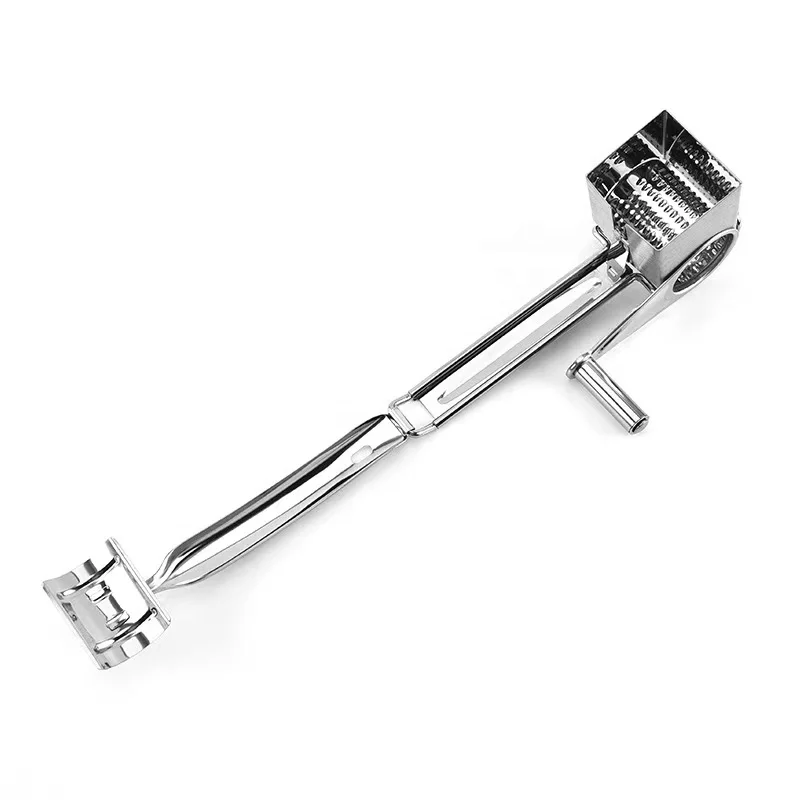 Handle Roller Butter Cutter Portable Cheese Mill Grinder Kitchen Multifunction Stainless Steel Rotary Cheese Grater
