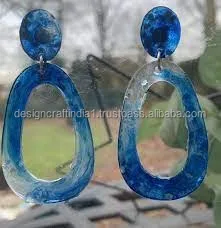 Elegant Look With Fancy Design Resin Earrings for Women Party and Festival Wear Available at Bulk Price