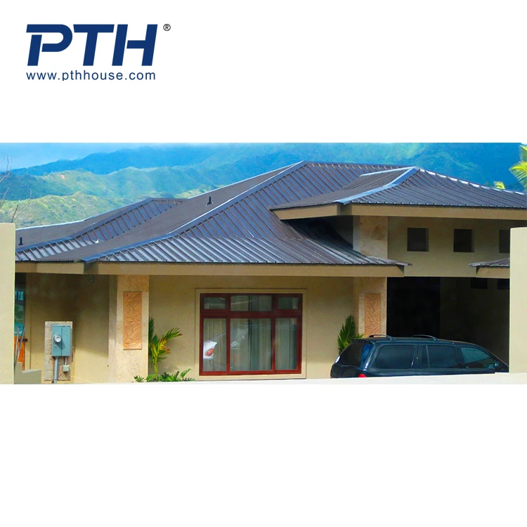 PTH Prefabricated House Fast Build Galvanized Light Gauge Steel Villa Resort