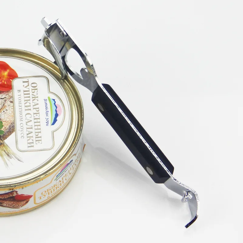 Kitchen Bar Tool Multifunctional Manual Can Opener Beer Bottle Opener for Kinds of Cans Jar and Tins