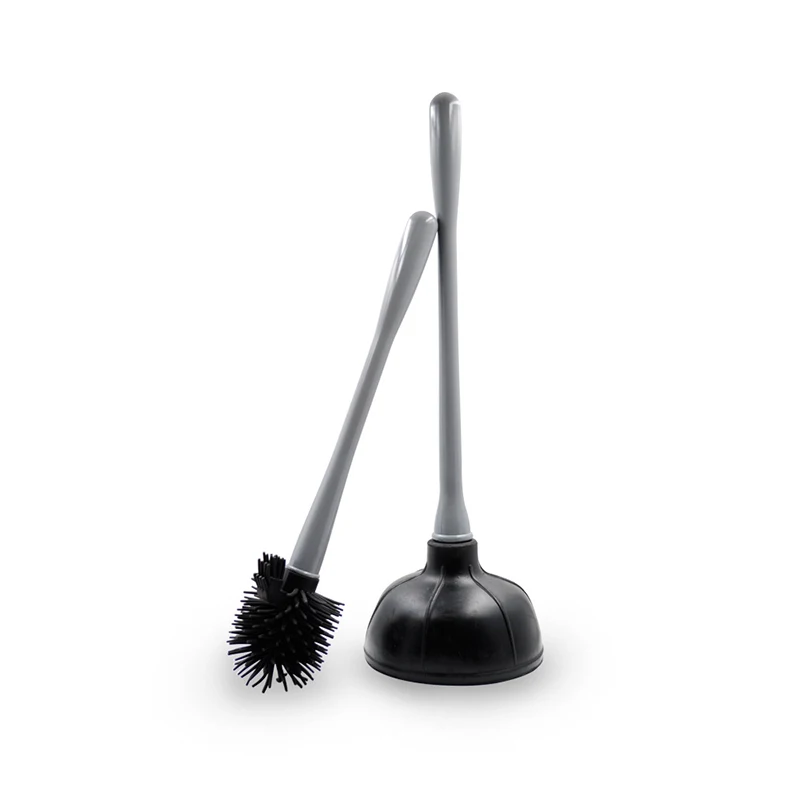 2in1heavy Duty Plunger Set Bowl Brush And Plunger Combo With Holder