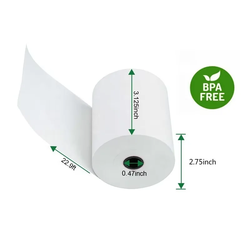 BPA Free 80mm 57mm Thermal Paper for POS System Wholesale Thermal Paper