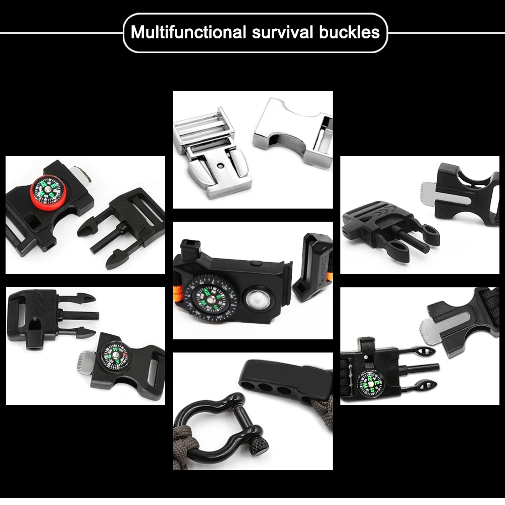 Baiyuheng Wholesale Comfortable 550 Survival Paracord Handmade Paracod