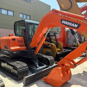 factory customized Doosan Dx55 5 ton small multipurpose Hydraulic used mini excavator