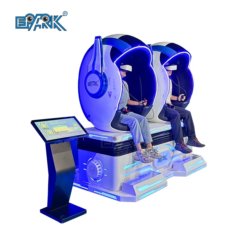 9D VR Egg chairs 2 players game machine-Guangzhou SQV Amusement