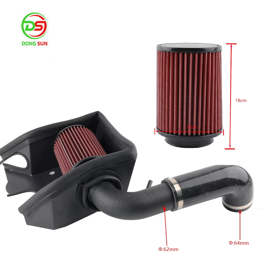 High Performance Cold Air Intake Pipe System  Air Intake Induction Pipe and Heat Shield Filter for Golf MK7 TSI TFSI EA211