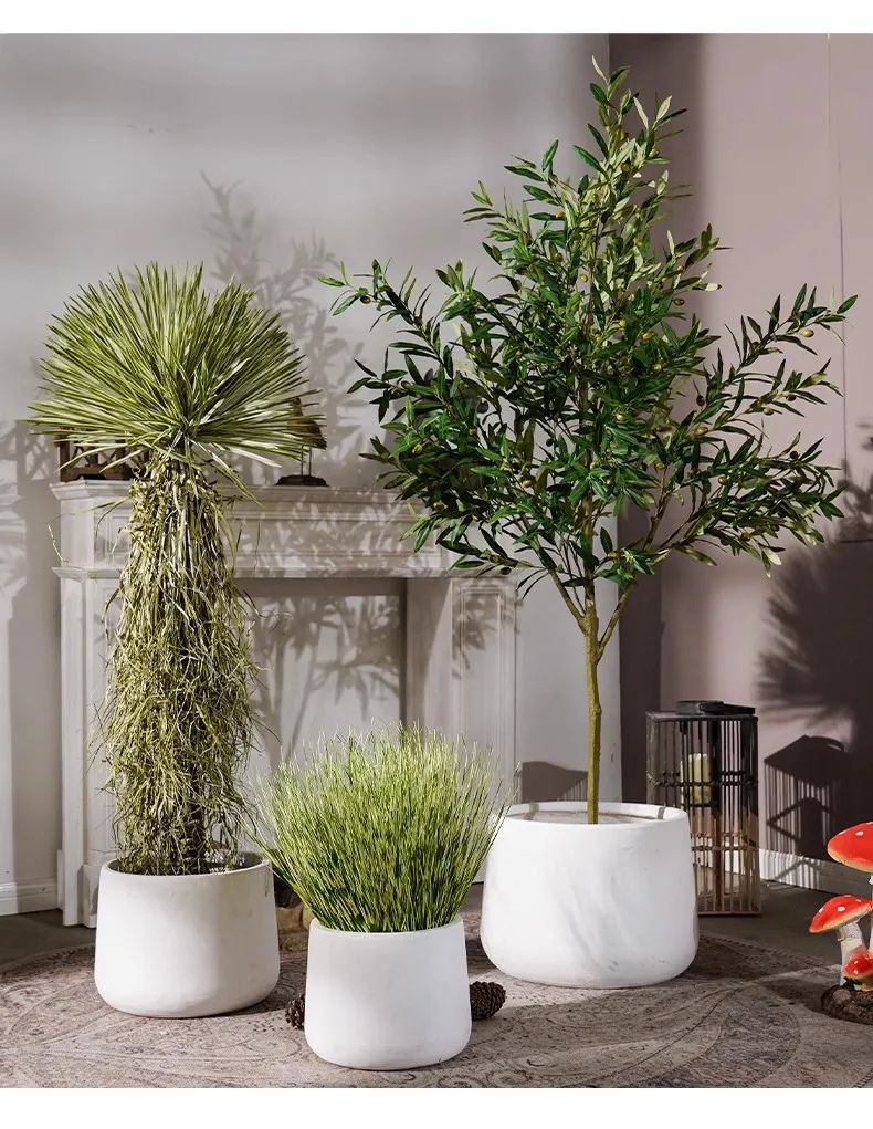 product factory direct mgo flower pot magnesium oxide planter fiber clay lightweight cement decorative indoor outdoor oem manufacturer-11